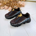 **KIDS** NICKY SNEAKER F-1008 - BROWN/BLUE