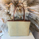 VALENTINO BAGS MAIAM SHOPPING BAG VBS9TE01PAG - NATURALE/CUOIO