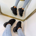 GUESS LOGO SNEAKER FLTMZ2FAB12 - BLACK