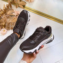 GUESS LOGO SNEAKER FLTMZZELE12 - COFFE