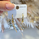 CLOVERS EARRING EH1144 - GOLD
