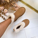 LIU JO JIL 12 COW SUEDE ANKLE BOOT SF6143 PX002 - COGNAC