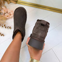 NEW LEATHER UGIE BOOT ZP20 - BROWN