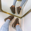 ZIP SNEAKER EV-566 - SAND