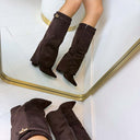 SUEDINE LOCK STIEFEL 9501A - BROWN