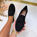 ANNE FRINGE SLIPPER AQ212 - BROWN