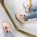 STEVE MADDEN POSSESSION-E SNEAKER 4652 - TAUPE/GRAUES WILDLEDER