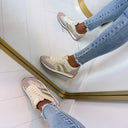 *SALE* LACY SNEAKER 8-252 - BEIGE