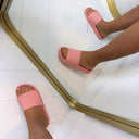 GUESS LOGO BEACH SLIPPER E6GZ17BB00F - G66R PEACH
