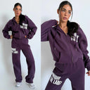 UNIQUE THE LABEL JOLEEN VEST DEEP BERRY