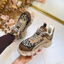 BUFFALO CLD CHAI SNEAKER 18363 - BEIGE ANIMAL MIX
