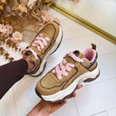 BUFFALO JUMP ONE SNEAKER 18373 - CREAM/ROSE