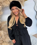 GUESS CECILIA FUR CAP W4BZ40WGU30 - JBLK