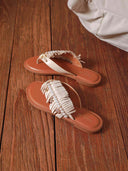 *SALE* LARA BEDEL SLIPPER 8-2007 - BEIGE