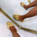 FLOWER SLIPPER 9829 - YELLOW