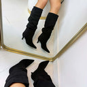 NOUVELLE BOTTE SUEDINE 2512 - NOIR