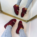GUESS LOGO SNEAKER FLFJARFAL12 - WINE