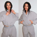 UNIQUE THE LABEL GIGI PANTS LIGHT GREY