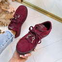 GUESS LOGO SNEAKER FLFJARFAL12 - WINE