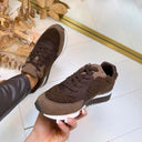 LA STRADA TEDDY SNEAKER 2503951 - 2225 - TAN/BROWN MICRO+FUR