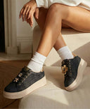 *SALE* ROSA EMBLEEM SNEAKER 9213 - NOIR