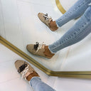 STEVE MADDEN ASIEL-MULE INSTAP SNEAKER 5395 - BEIGE SUEDE