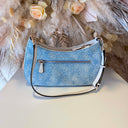 GUESS NOELLE II TOP ZIP SHOULDER BAG DL967218 - DENIMLOGO
