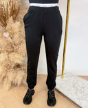 GUESS SOFIA CUFFED PANTS O5RB01KC031 - BLACK