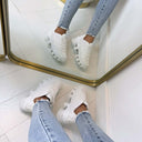 NIKKI SNEAKER F-1007 - WEISS