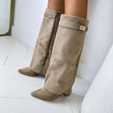 WILDLEDER-LOCK-STIEFEL 9501A - KHAKI