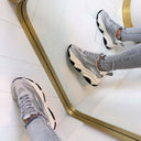 STEVE MADDEN SNEAKER POSSESSION 0033 - GREY/SIL
