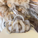 BRAID FLUFFY BAG ER171 - BEIGE