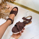 *ACTIE* ROMA SANDAAL LS398 - BROWN