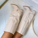 SOFIA LEATHER LOOK LAARS DES8072