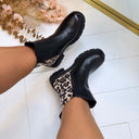 LEO BOOT LH219 - CAMEL/LEOPARD