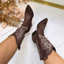 BESTSELLER COWBOYSTIEFEL DES953 - BROWN/S