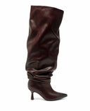 FEINER WILDLEDERSTIEFEL MIT ABSATZ DES8032 - KHAKI/SUE