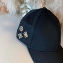 GUESS ELLA LOGO GABARGINE CAP AW5607COT01 - BLACKLOGO