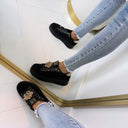 FLOWER SNEAKER R150 - BLACK