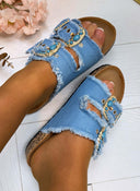 DENIM SLIPPER LS-625