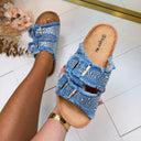 SPARK DENIM SLIPPER WS102 - L. BLUE