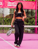 UNIQUE THE LABEL PEGGY JOGGER - BLACK