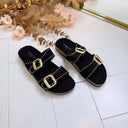 **LAATSTE MAAT 40** NEW GESP SLIPPER X5-385 - BLACK
