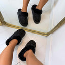 GLITTER PANTOFFEL X28-PL - BLACK