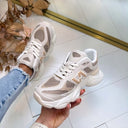 BEAU SNEAKER B-800 - BEIGE/KHAKI