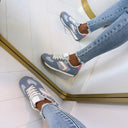 WAVE SNEAKER 8-288 - BLAU