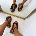 FRANSEN PLATEAU-SANDALE MO3616 - BROWN