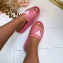 GUESS SPARK BEACH SLIPPER E6GZ16BB00F - FK0H PEACH