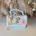 TWEET CHARM BAG E-1 - WHITE