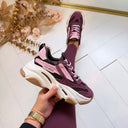 STEVE MADDEN POSSESSION-E SNEAKER 4652 - TAUPE/GRAUES WILDLEDER